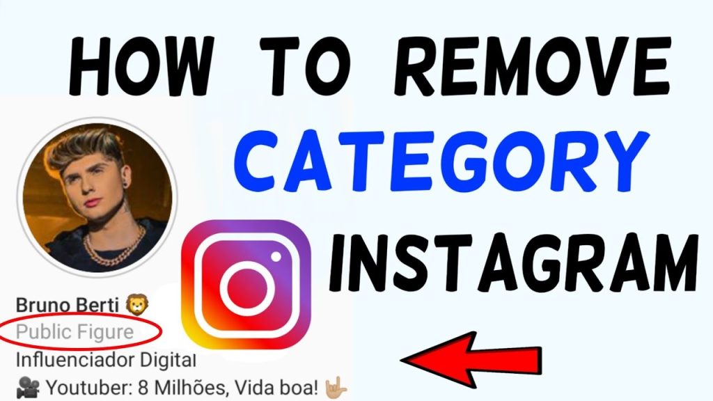 how to remove a category on Instagram