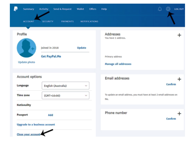 How to Delete an Address on PayPal