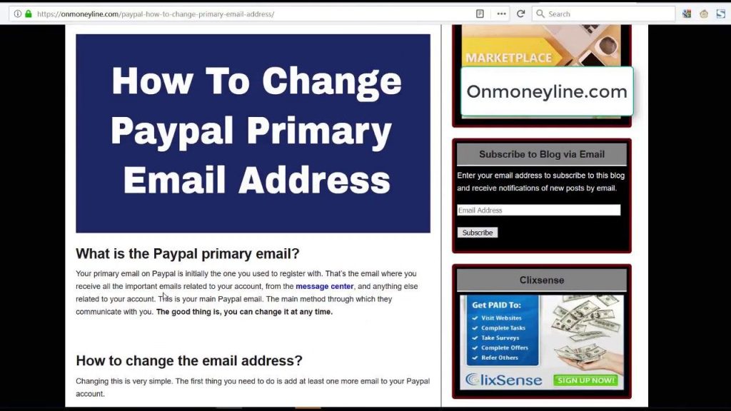 How to Change Address with PayPal